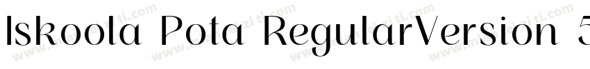 Iskoola Pota RegularVersion 590字体转换